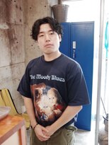 ホームボーイ(HOME BOY)&nbsp;センター分け シャドウパーマ