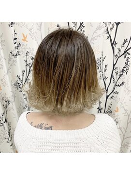 トモズヘアデザイン(Tomo's Hair Design) バレイヤージュミルクティー