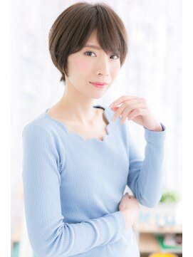 ミック 日暮里店(miq) 前下がり小顔マッシュショートa