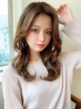 アフロート ディル(AFLOAT D'L) みきな長め伸ばしかけ前髪シースルーバング2way20代ヨシンモリ