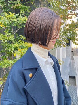 カフネ(CAFUNE) ミニボブ　シナモンベージュ