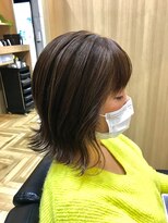 フェリーチェ(FELICE)&nbsp;切りっぱなしボブ＆デザインカラー