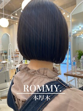 ロミー 本厚木(ROMMY.) 【お客様スタイル】大人可愛いボブカット　ミニボブROMMY本厚木