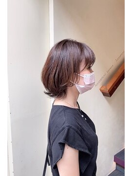 ハナモリ テララ(hanamori terara) terara★多田羅 ベルモリショートで今っぽさとこなれ感