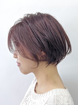 ジエクト 本店(The Ect) ちゃんもりパーマミニマルボブインナーグリーン