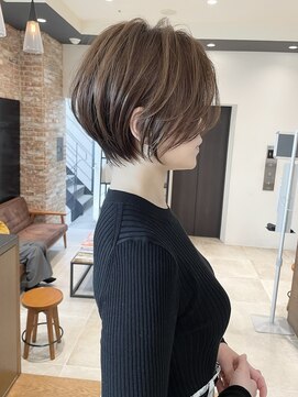 バンプ ギンザ(BUMP GINZA) 《30代40代》白髪ぼかしハイライト×前下がりボブ【イケダ】