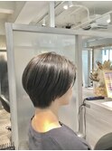 20代30代大人ショートボブx小顔ウルフカット丸みショート