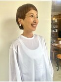 小顔補正立体カット×ナチュラル丸みボブ 10代20代30代40代50代