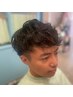 カット＋デザインパーマ＋ヘッドスパ　￥11,000→￥10,000