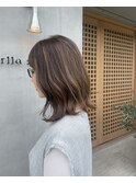 外ハネスタイル