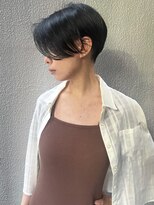 ラウンジ モリオ イケブクロ(Lounge MORIO Ikebukuro)&nbsp;【morio池袋】大人可愛い黒髪前下がりショート♪