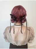 ツインおだんごアレンジ