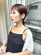 ヘアカロン(Hair CALON) 髪質改善カラー暖色カラー前髪カットブリーチなし