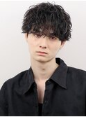 波巻きパーマメンズツイストスパイラルパーマツーブロック
