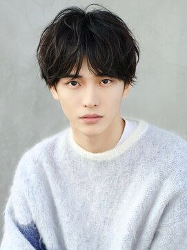 ミラリー トウキョウ(Mirareee Tokyo) 爽やかで柔らかいメンズミディアムヘアセンターバング