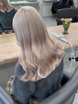 ベレーザ 渋谷(BELEZA)&nbsp;10997艶髪マロンベージュ韓国風巻きミルクティーベージュロング