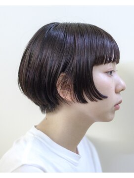 ルプラ ブリリアント(le-pla brilliant) ショートボブ/刈り上げ/ワイドバング/前さがり/黒髪/豊橋/田原