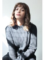 ココ 本八幡(KOKO)&nbsp;黒髪クラゲヘアーオリーブグレー小顔ココアベージュミディアム