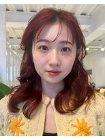 リコバイアフロート(riko by afloat)&nbsp;ミディアムレイヤー/ボルドーカラー/暖色カラー