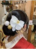 ヘアアレンジ　アップスタイル
