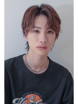 ルシードスタイルバレッタ フォーメン(LUCIDO STYLE BARRETTA for men) 韓国風短髪パーマツーブロック束感モテる黒髪暗めショートウルフ