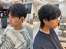 カルマパーマでナチュラルな毛流れ【千葉/千葉駅/MEN'S/メンズ/メンズカット/メンズパーマ/千葉駅/韓国】