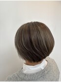大人の透明感ショートボブ