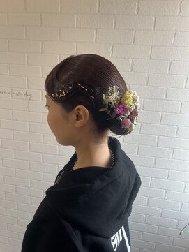 ヘアールーム スイッチ(hair room Switch) 韓国っぽシニヨン