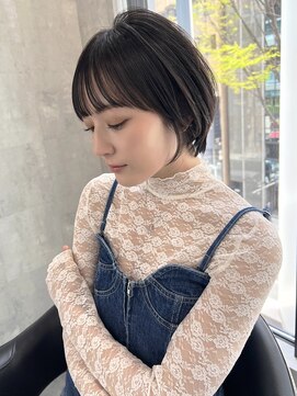 ラベル 渋谷(LAVEL) ２０代３０代お洒落☆レイヤーボブレイヤーカット髪質改善