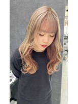 ラルガ 黒崎(Raruga)&nbsp;ハイライトカラーミルクティーベージュレイヤーカット