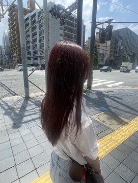 ヘアーラボ ノッシュ 唐人町店(Hair Labo Nosh) ワインレッド