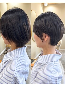 ムー(muu) 丸みくびれショート【高崎/高崎問屋駅/髪質改善】