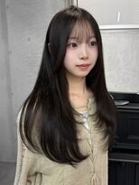 ハロ(Halo)&nbsp;ロングレイヤーカット/グレージュカラー/透明感カラー