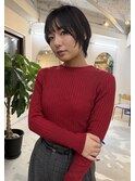 ショートウルフカット