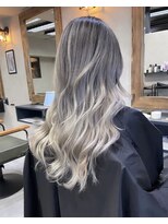 サニー 渋谷(SUNNY)&nbsp;バレイヤージュ、ハイライト、レイヤーカット、ダブルカラー