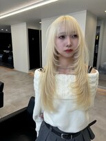 ラピステン 福岡天神 大名店(Lapis)&nbsp;ブリーチカラー/抜きっぱなし/エクステ