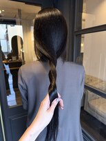 ニュートライズ(NEUTRIZE)&nbsp;暗髪 岡山美容院 ヘアカット レイヤーカット 前髪カット