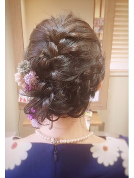 モイヘアーデザイン(moi hair design) 編み込みアップ