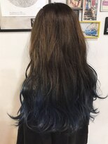 ルーナ ヘアラウンジ(Luuna hair lounge)&nbsp;ネイビーグラデーション