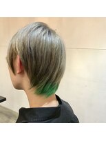 パティオンツー(PATIONN2)&nbsp;メンズハイトーン×ポイントグリーンカラースタイル☆表参道青山