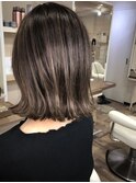 ツヤ感!ラベージュ×ハイライト