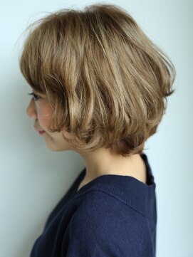 ヘアメイク フレンシア(hair make flencia) カワイイ無造作ウェービーボブ