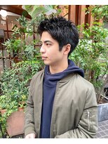 イーズ(e's) MEN'S HAIR/アップバングショート/かき上げヘア