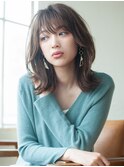 【AFLOAT 晃輔】20代30代大人可愛いくびれヘア 髪質改善流し前髪