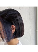 インナーカラーボブ