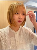 【YOKE】ブロンドボブ/ミニボブ/前髪