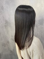 ハサミバイアトリエナガノ 千葉(8sami by atelier nagano)&nbsp;デザインカラー／レイヤーカット/ウエットヘア/オリーブベージュ