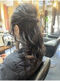 ゆるっと可愛いハーフアップ