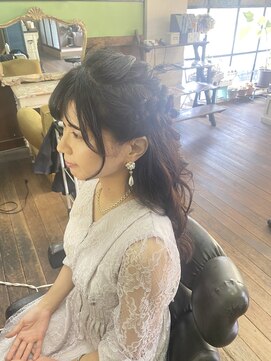 ヘア ビー hair B 結婚式ヘアーアレンジ