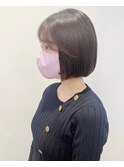 【松戸 石山】大人可愛い丸みボブ内巻きボブ前髪あり
